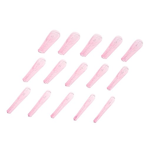 d0456_d 15 pinke Schuhgrößenmarkierer für eine präzise Größenbestimmung