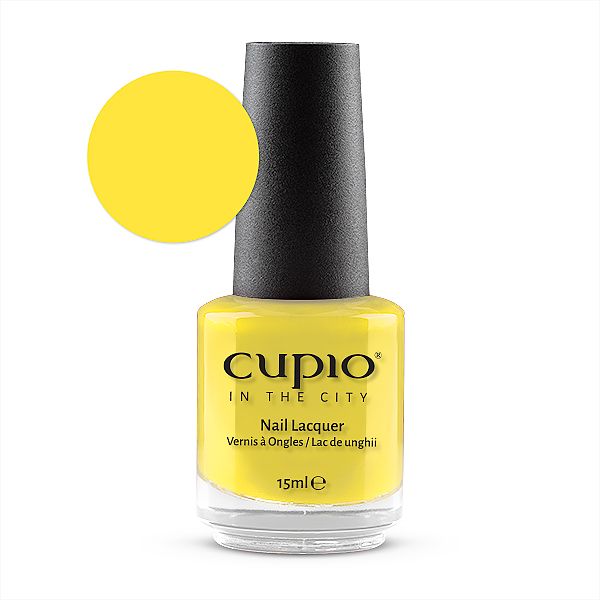Gelber Nagellack von Cupio in der 15ml Flasche