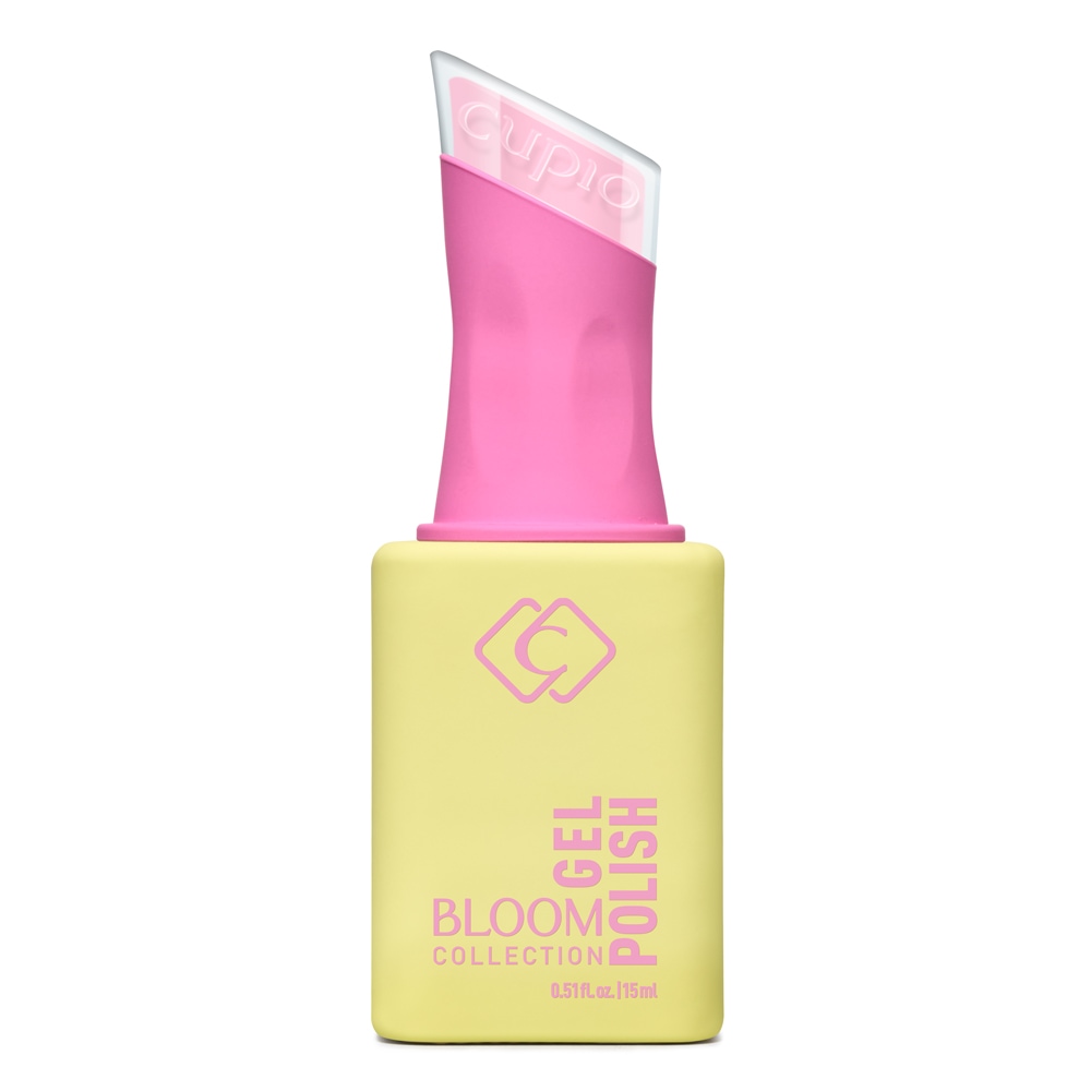 Flasche Cupio Bloom Collection Gel-Nagellack gelb rosa