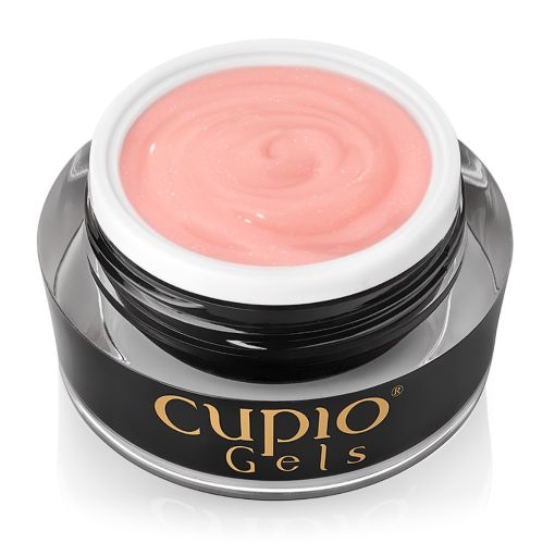 Builder Gel Cupio Pudding - Creme Brulee 15 ml Becher mit Cupio Gels in zartem Pink für Nageldesigns