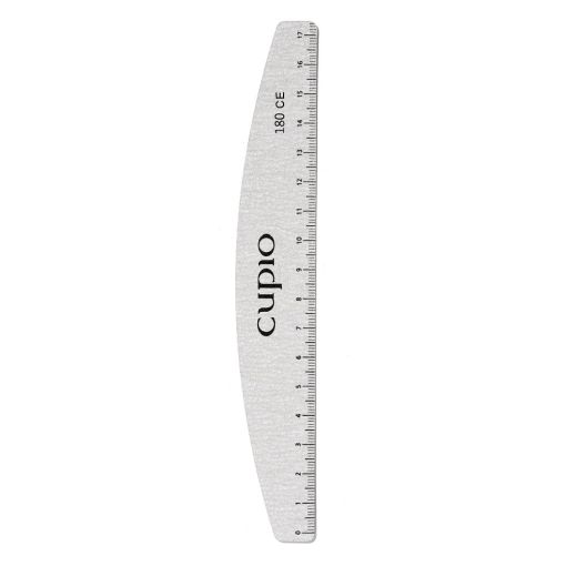 Weiße Cupio Nagelfeile Halbmondform 180 CE