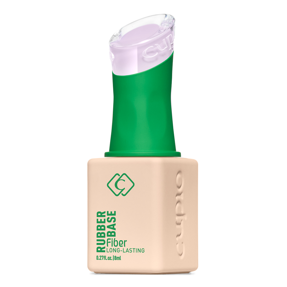 Produktbild der Cupio Long Lasting Fiber Base, Rubber Base mit synthetischen Fasern für starke Haftung, flexible Stabilität und natürliche, langanhaltende Maniküren