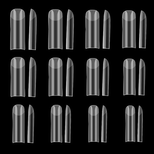 slim_mini_apex_c8133_c Transparente Nagelspitzen in verschiedenen Formen für professionelle Maniküre