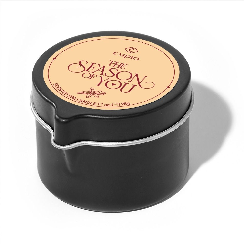 Schwarze Cupio Duftkerze The Season of You in Dose