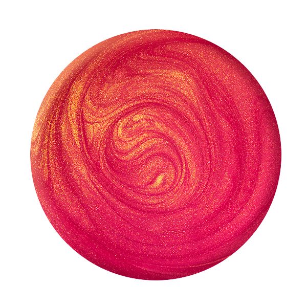 Natürliche schimmernde Farbe für Lippenpflege in Pink und Goldtönen