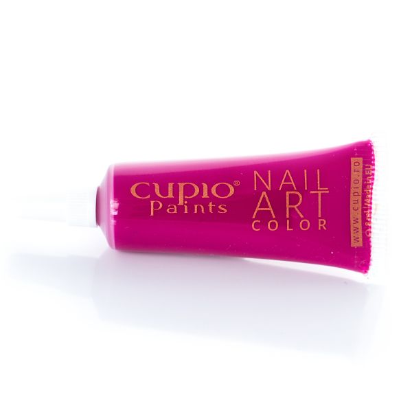 Tube mit Cupio Nail Art Farbe in leuchtendem Pink