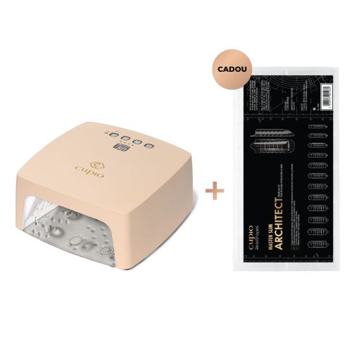 Beige Cupio UV-LED Nagellampe mit gratis Nail Forms
