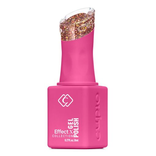Flasche pinker Glitter UV-Gel-Nagellack 8ml