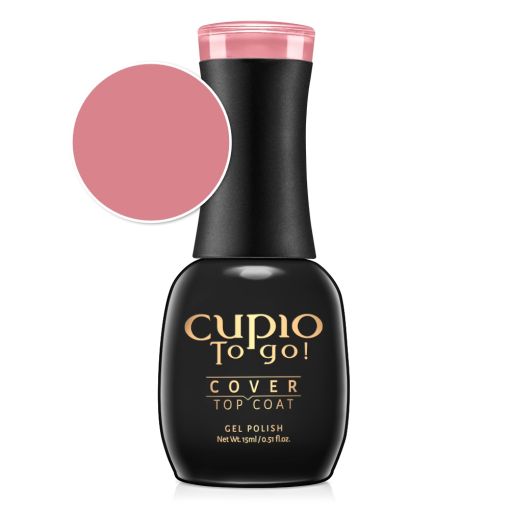 Cupio To Go! Cover Top Coat in Rosa mit Farbprobe