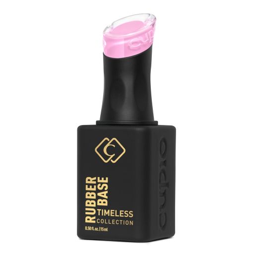 d0153_c Cupio Rubber Base in rosa aus der Timeless Collection, 15ml Flasche.