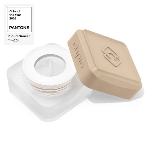 Quadratische Guppo Aufbewahrungsdose mit Deckel Cloud Dancer