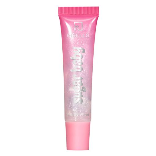 Ribells Sugar Baby Lippen-Gloss – Pearl Syrup 15ml von Cupio in rosa Tube, glänzender Lipgloss mit Volumeneffekt, intensivem Schimmer und leichter Textur für feminine, gepflegte Lippen