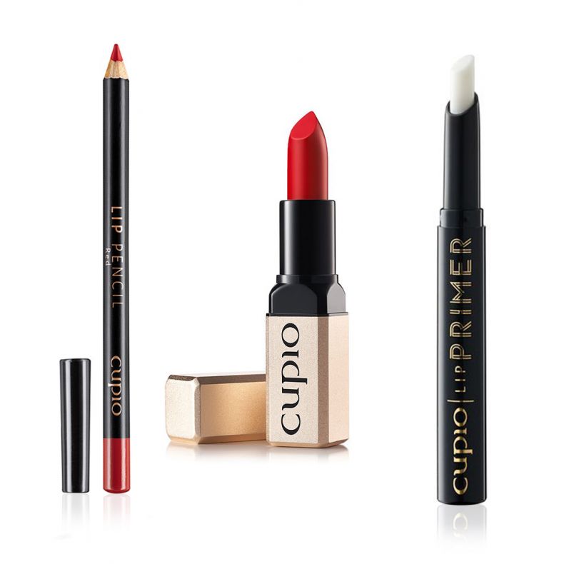 Produktbild von Cupio Lippenstift Set mit Lippenstift, Lipliner und Lippenprimer