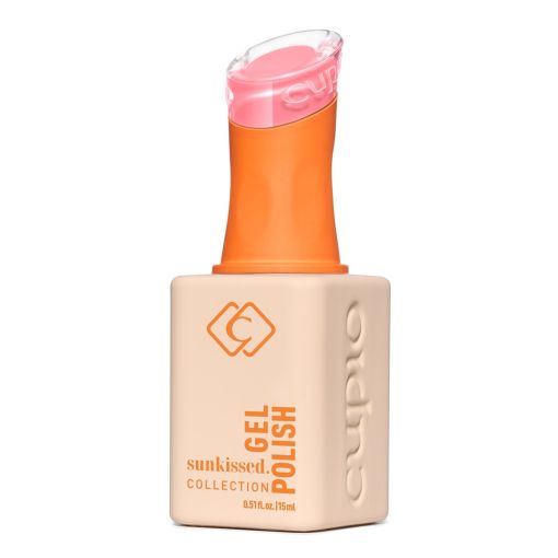 Cupio Gel Polish in der Verpackung der Sunkissed Collection, rosa und orange