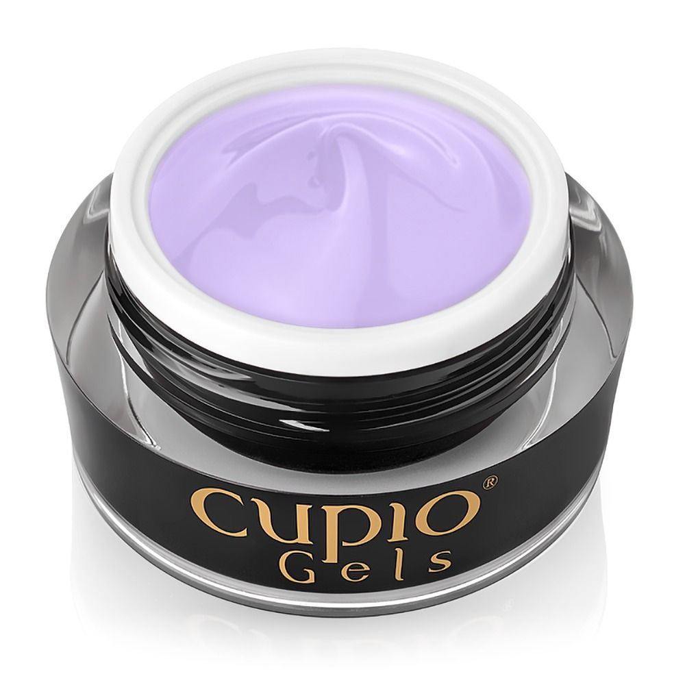 Lila Nagelgel von Cupio Gels in einem Tiegel
