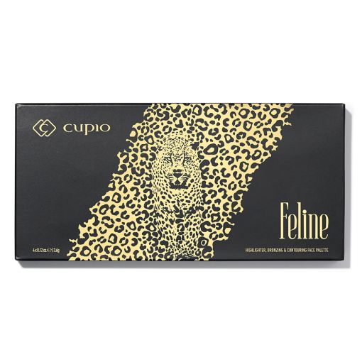 paleta_feline_c8619 Deckel der Cupio Feline Palette mit Leopardenmotiv und goldener Schrift