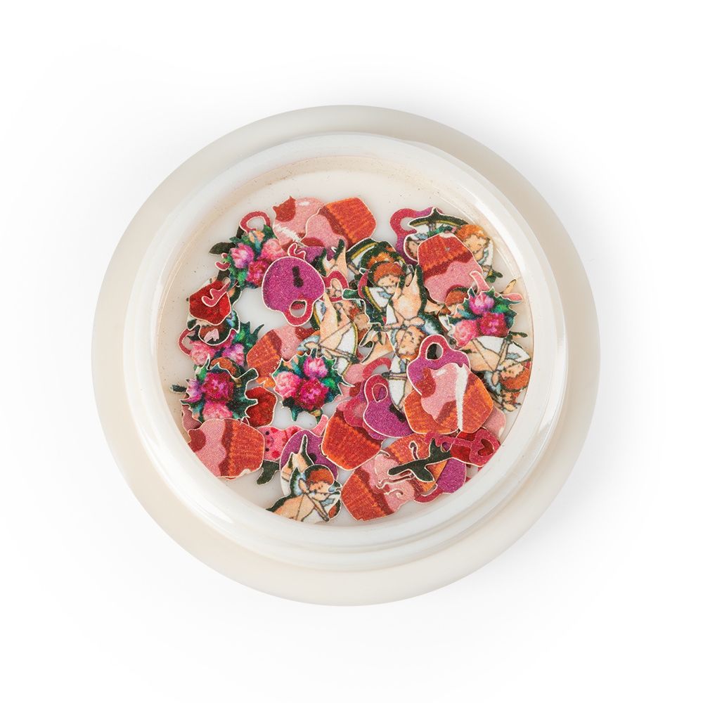 Bunte Streudeko in einer Dose für DIY-Projekte