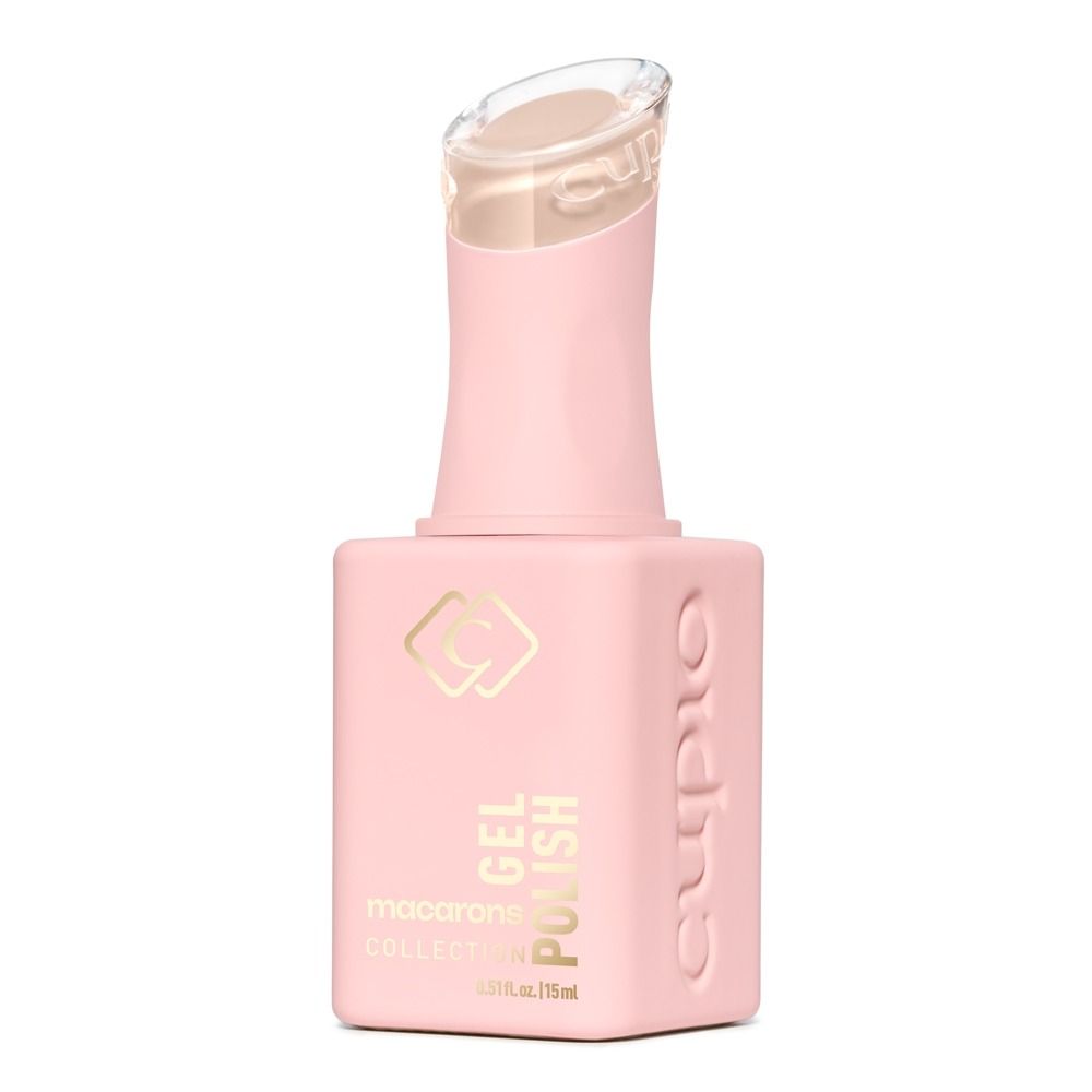 Produktbild von Cupio Gellack Macarons Collection Cappuccino 15 ml, pastelliger Gel-Nagellack mit hoher Deckkraft und bis zu 6 Wochen Halt