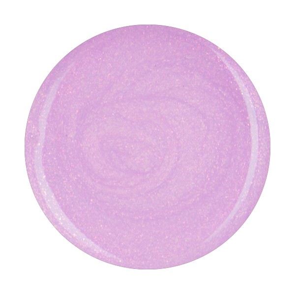 Lila glitzernde Gel-Paste für Nageldesigns in Runde