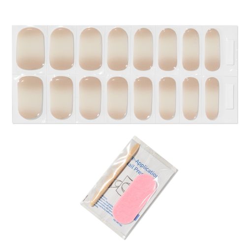 gel_nail_strips_nude_baby_boomer_c7762_c Set von Nagelstickern in verschiedenen Größen mit Anwendungsholzstäbchen