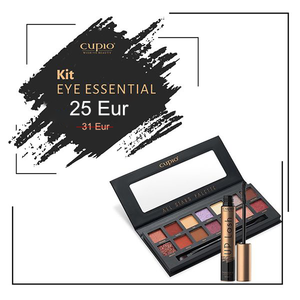 Augen-Make-up Kit von Cupio mit Lidschattenpalette und Mascara