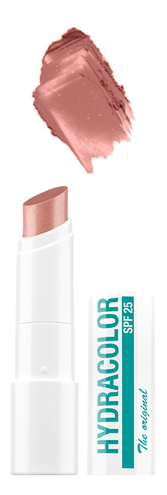 Cremiger HYDRACOLOR Pflegestift für Lippen Shine Collection in Light Peach 06 von Brilliant Lifestyle, pflegender Lippenstift mit glänzendem Pfirsichton und SPF 25.