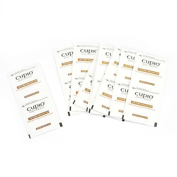 servetele_b Cupio Gel Polish Entferner Pads im Set, ideal für die Reinigung von Gel-Nägeln