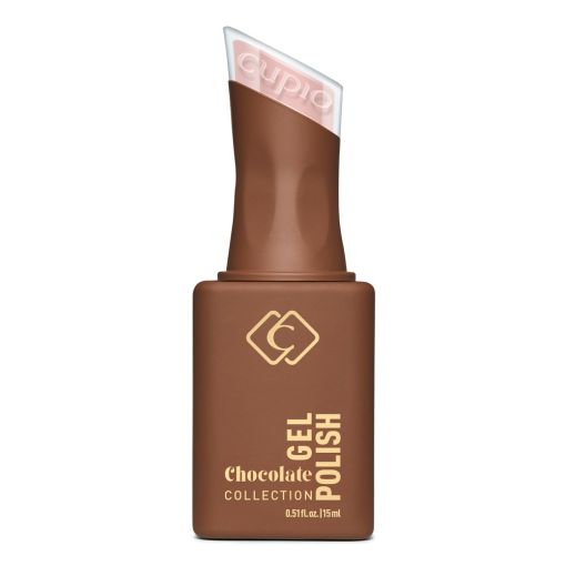 Cupio Gel-Nagellack aus der Chocolate Collection, 15ml, in brauner Flasche