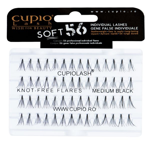 CUPIO Lash Soft Individual Wimpern - 56 Stück knotenfreie Wimpern für einen natürlichen Look