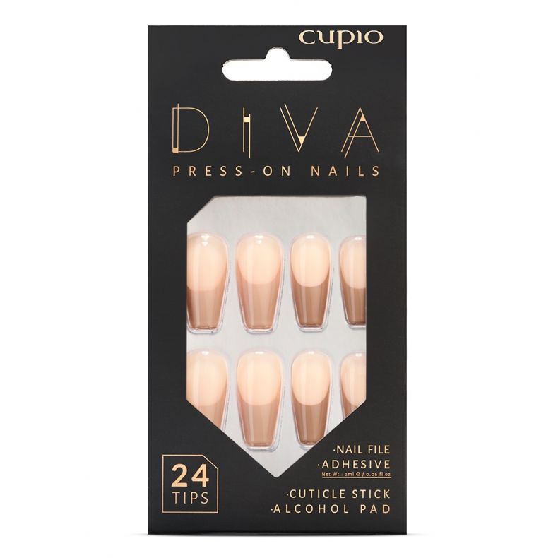 Cupio Diva Kunstnägel Press On Set - Nude French