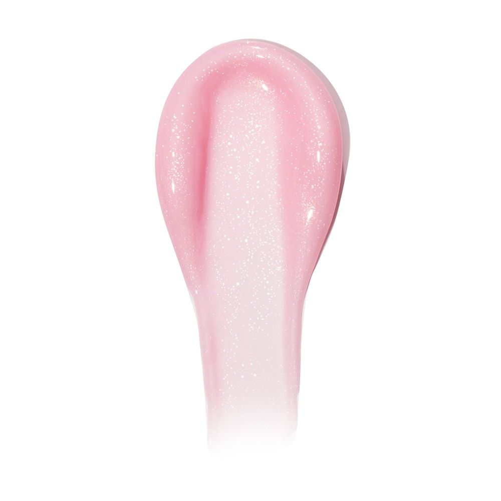 Pinke Creme mit schimmerndem Effekt auf einem weißen Hintergrund