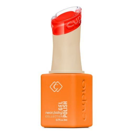 Flasche mit orangefarbenem Cupio Neon Baby Gel Polish