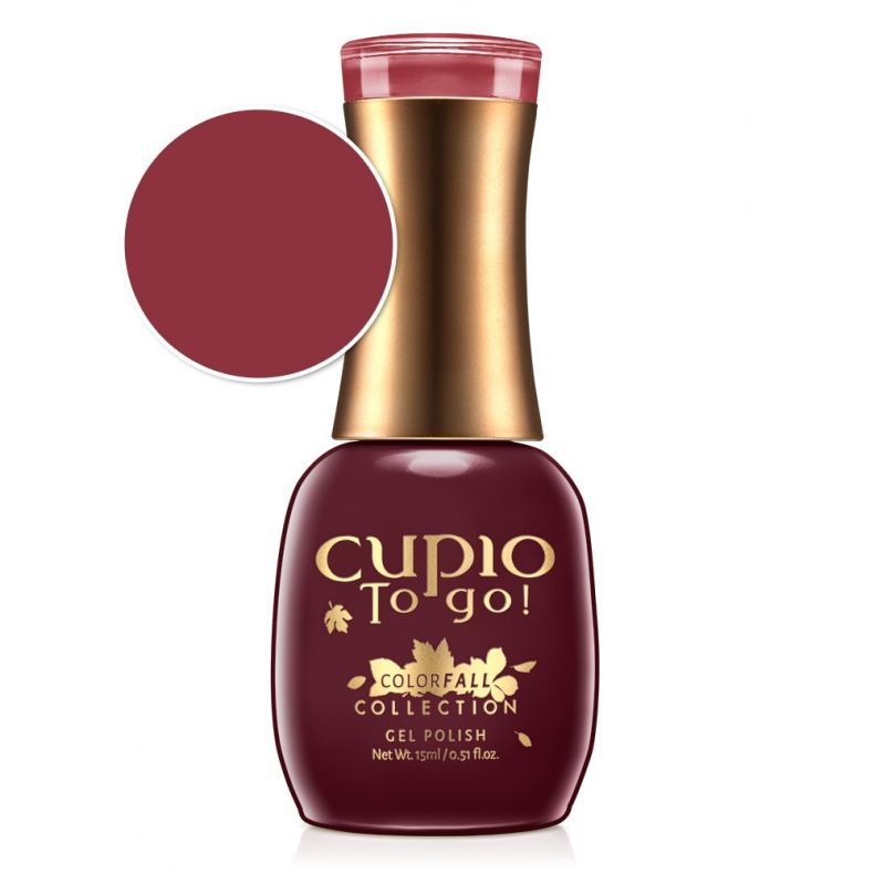 Cupio To Go! Bordeaux Gel Nagellack aus der Colorfall Kollektion