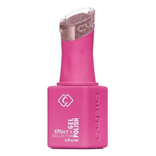 Cupio Effekt Gel-Lack mit Glitzer und pinker Verpackung