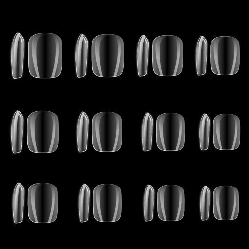 short_square_c7647_d-Kopie Nageldesign-Vorlagen in verschiedenen Formen auf schwarzem Hintergrund
