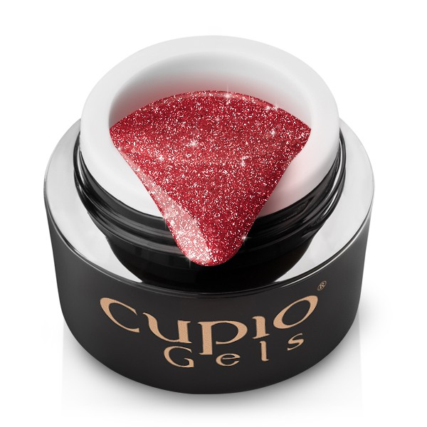 diamond_gel_red_1 Schimmerndes rotes Gel von Cupio im Tiegel