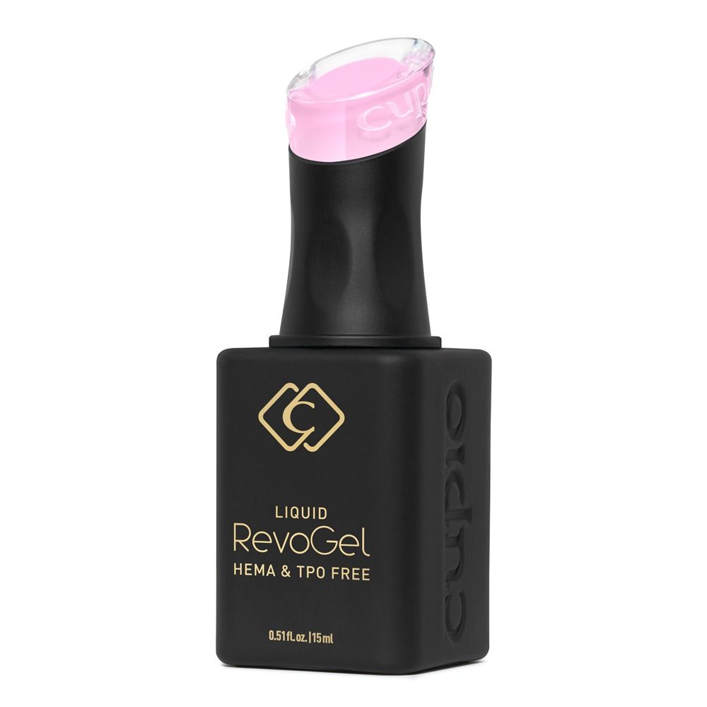 Flasche Cupio Liquid RevoGel HEMA & TPO frei, rosa Gel für professionelle Nagelmodellage, 15 ml