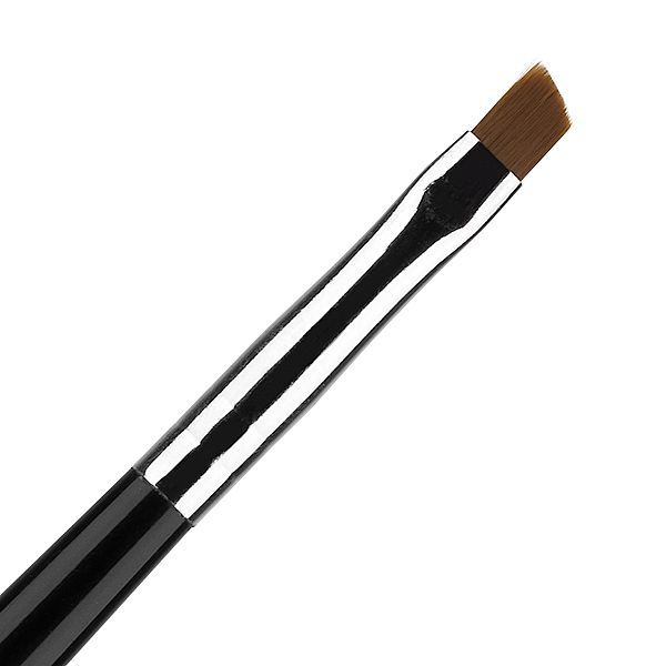 Präzisionspinsel mit schräger Spitze und schwarzem Griff