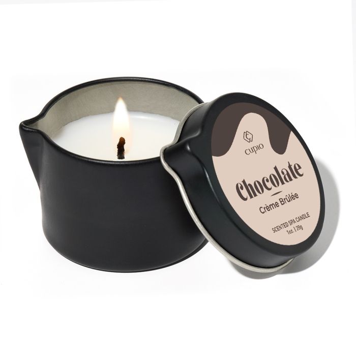 Pflegekerze für Hände und Nagelhaut 28 g – Crème Brûlée.