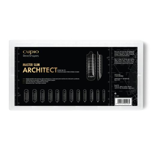 master_slim_architect_c8493 Packung des Cupio Master Slim Architect, ideal für sorgfältige Nagelmodellage und -gestaltung.