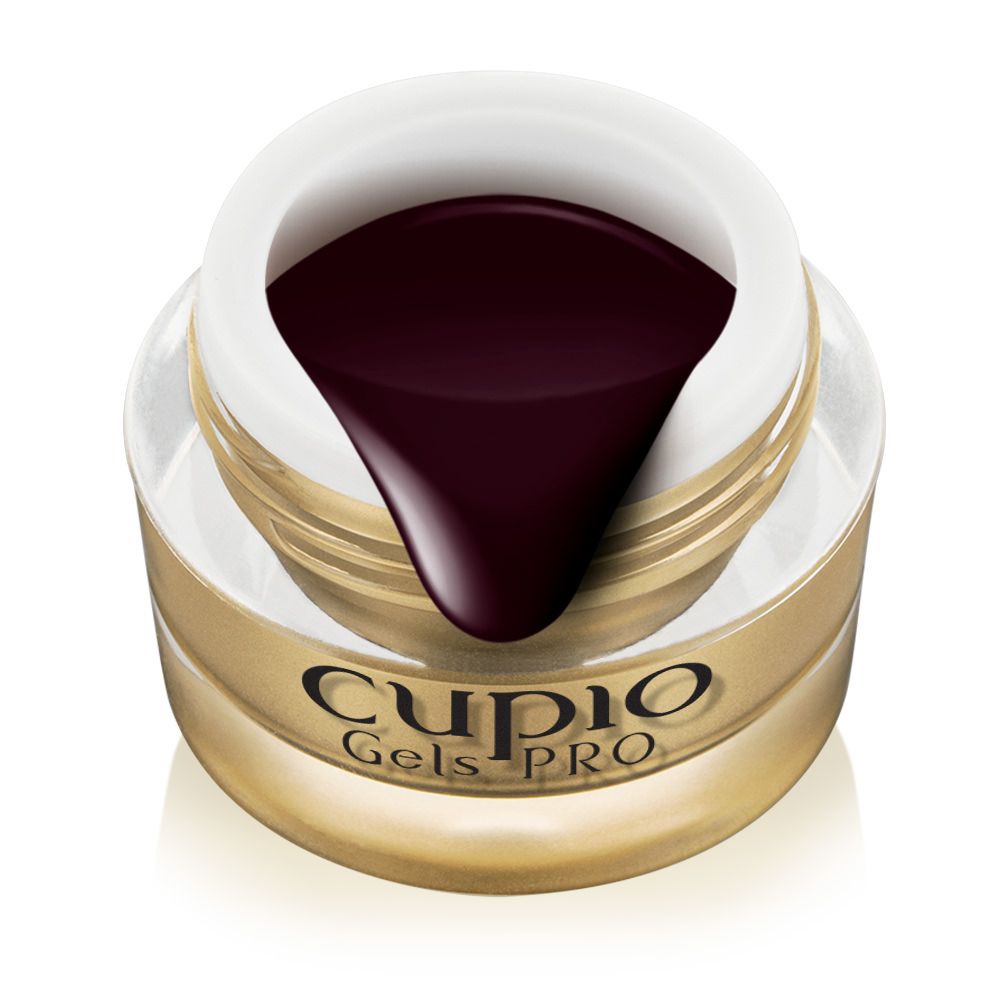 gel_one_layer_black_tulip_b Dunkellila Gel-Nagellack im Tiegel von Cupio Gels PRO