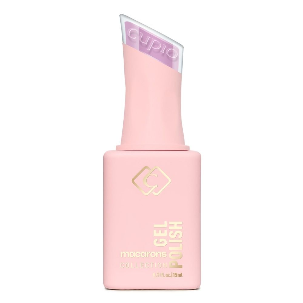 Cupio Gellack Macarons Collection Blueberry Cheesecake 15 ml, pastelliger Gel Polish in Flasche, hochdeckend, elegante Macarons-Nuance für langanhaltende Nägel