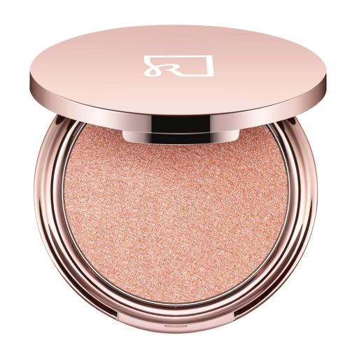 Ribells Double Fantasy Hybrid-Highlighter – Safeword Kosmetikprodukt: Puder mit schimmerndem Effekt in rosé, ideal für strahlenden Teint