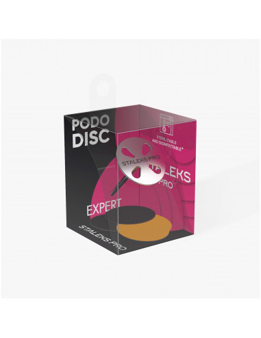 Staleks Pro Pododisc Expert in farbiger Verpackung für pédicure und Fußpflege