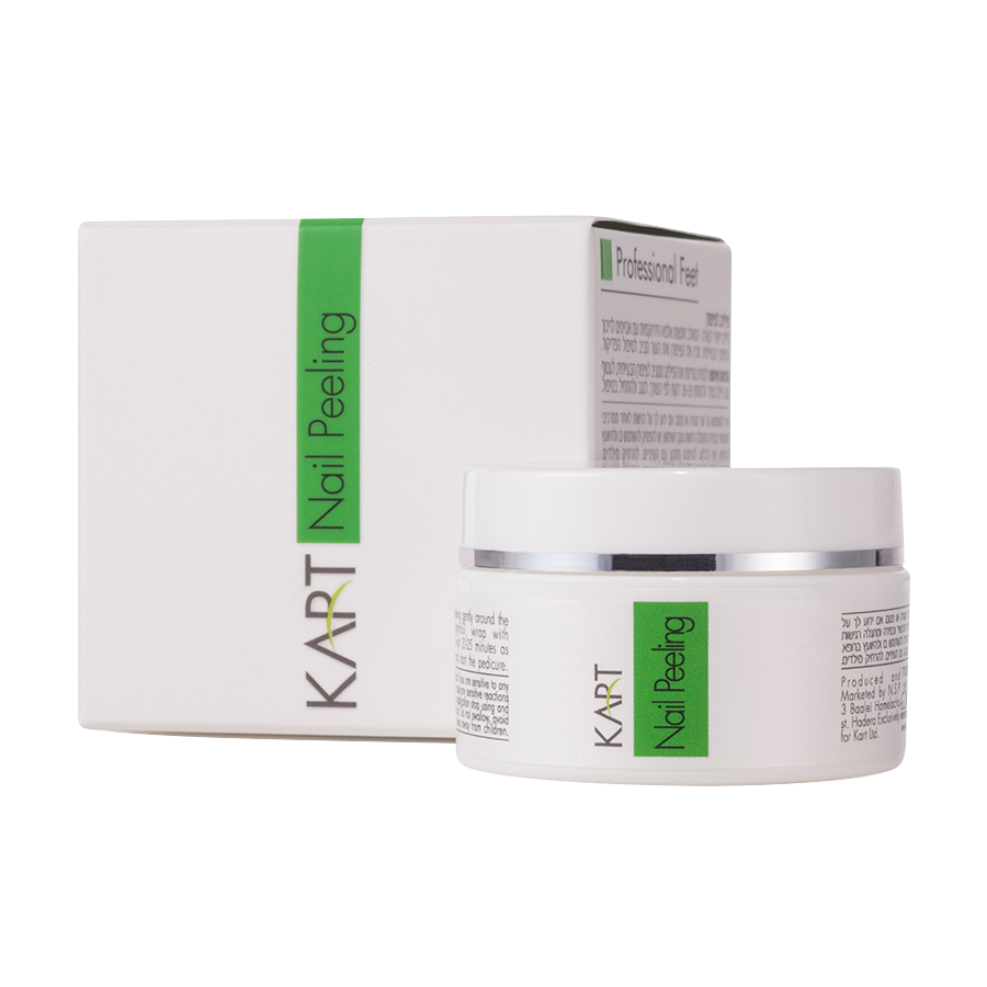 KART Nail Peeling Produktbild mit Creme und Verpackung