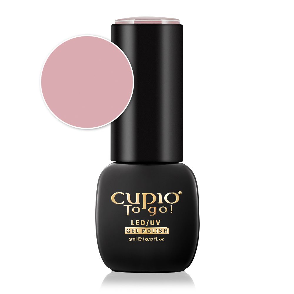 Cupio To go! LED/UV Gel Polish für kreative Nageldesigns in zartem Rosa, 5ml