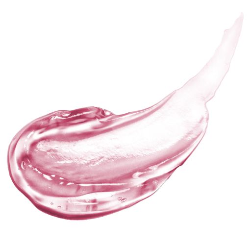 c9072_1_ Rosa Gel-Textur für die Hautpflege auf weißem Hintergrund