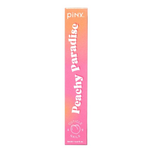 Geschenkbox von piNX mit Cuticle Oil Peachy Paradise für gesunde Nagelhaut und Nägel