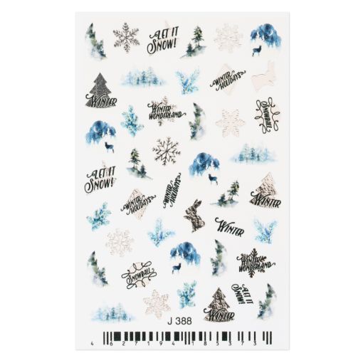 Cupio Winter Magic Nageltattoo –  J388