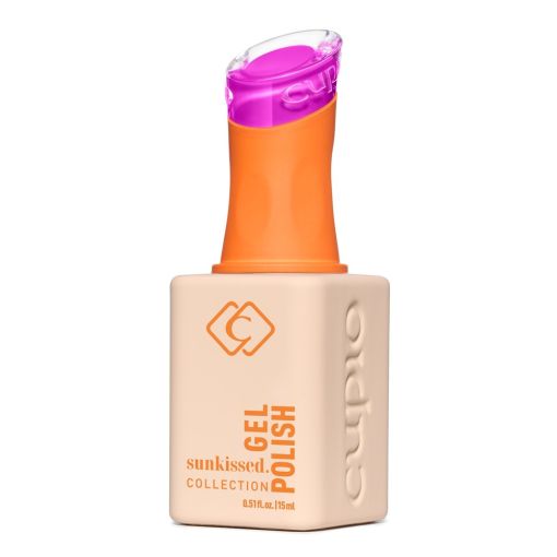 Flasche mit Cupio Gel Polish aus der Sunkissed Collection in einer lebhaften Farbe